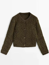 LIZAKOSHT  -  Faux Lambwool Coats Women Autumn Fashion Short Jacket Female Elegant Chic Single Breasted Outerwear Lady High Street Solid Coat